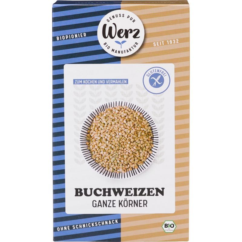 Naturkornmühle Werz Buchweizen, ganze Körner, glutenfrei - Produktbild