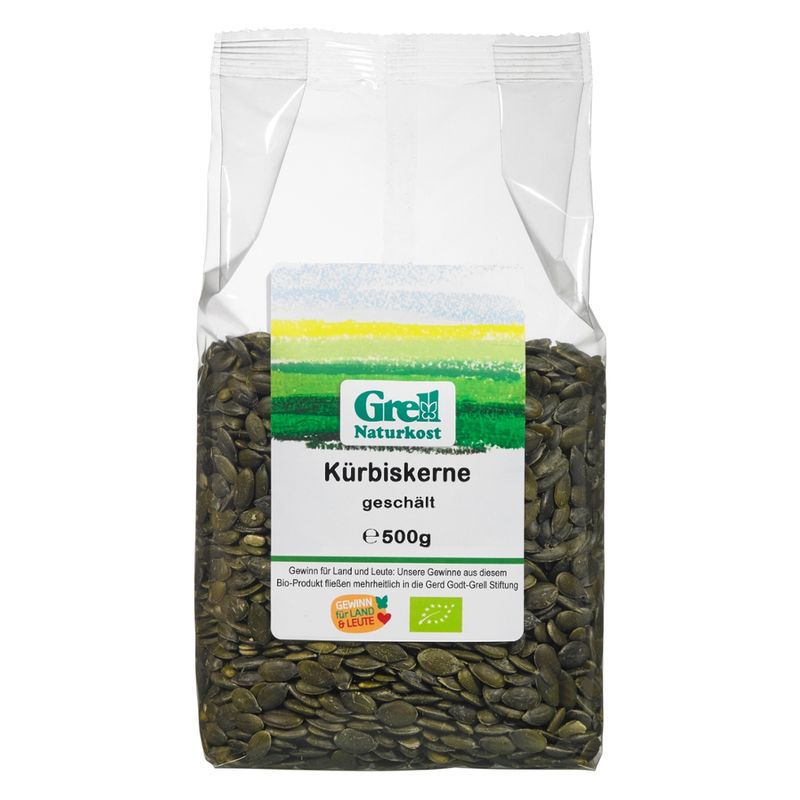 Grell Naturkost Kürbiskerne geschält - Produktbild