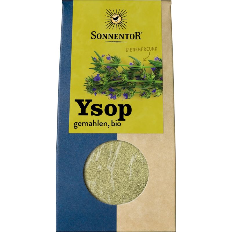 Sonnentor Ysop gemahlen, Packung - Produktbild