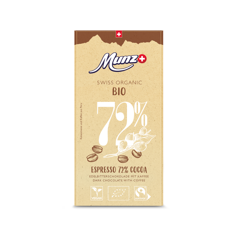 Munz Munz Organic Espresso 72% 100g - Produktbild