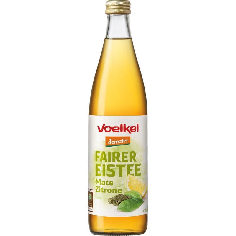 Voelkel Fairer Eistee Mate Zitrone - Produktbild