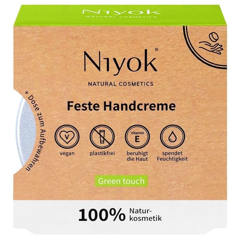 Niyok NIYOK - Crème pour les mains solide Green touch - Produktbild