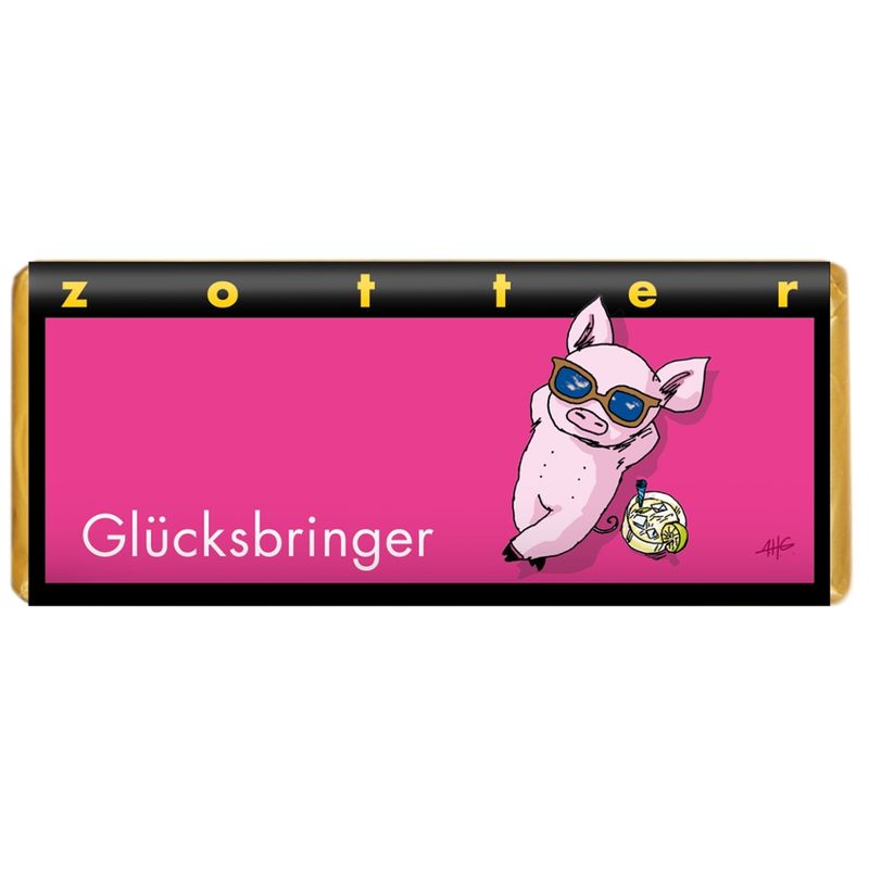 Zotter Schokolade "Glücksbringer" - Milchschoko-Mousse - Produktbild