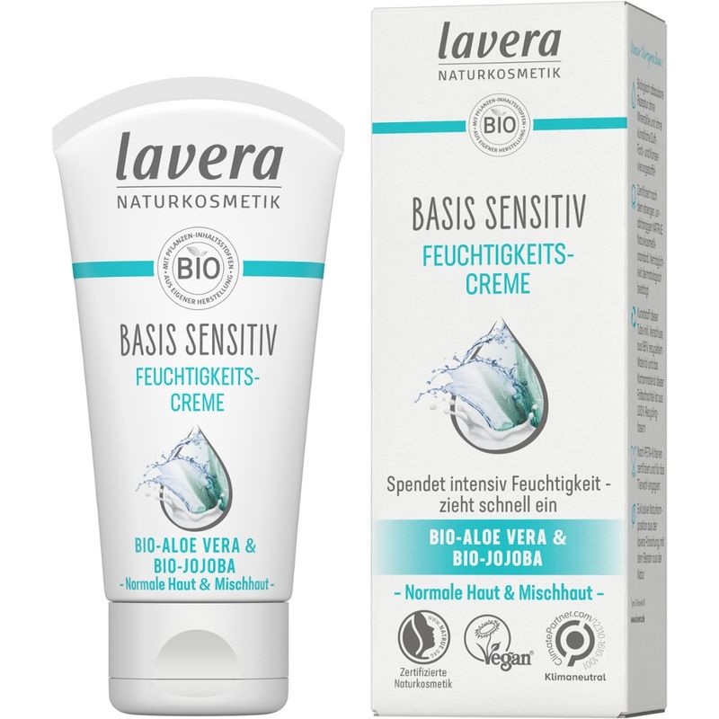 lavera basis sensitiv Feuchtigkeitscreme - Produktbild