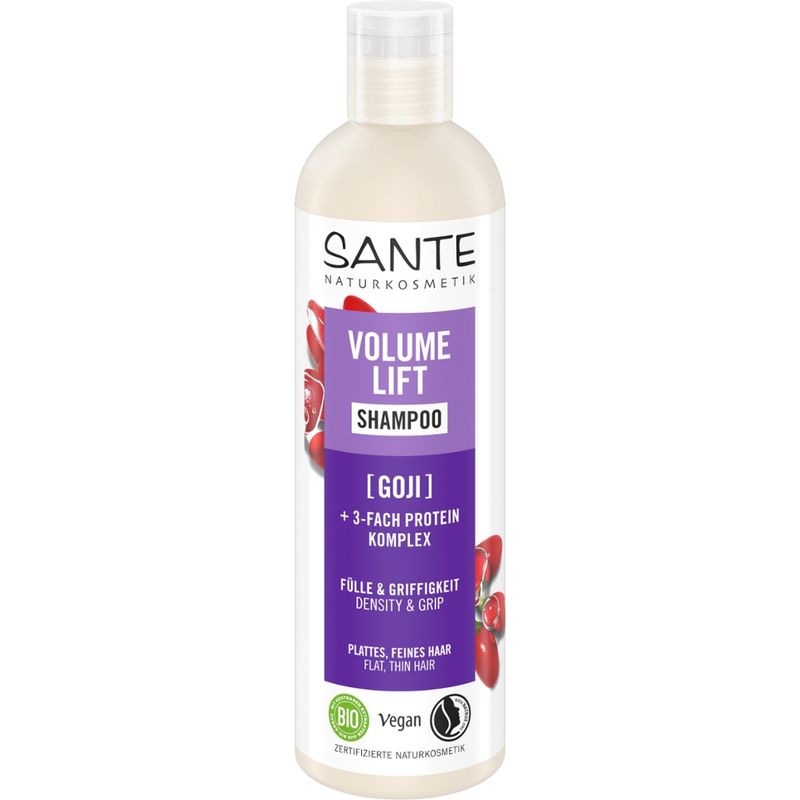 Sante VOLUME LIFT Shampoo Goji + 3-Fach Protein Komplex - Produktbild