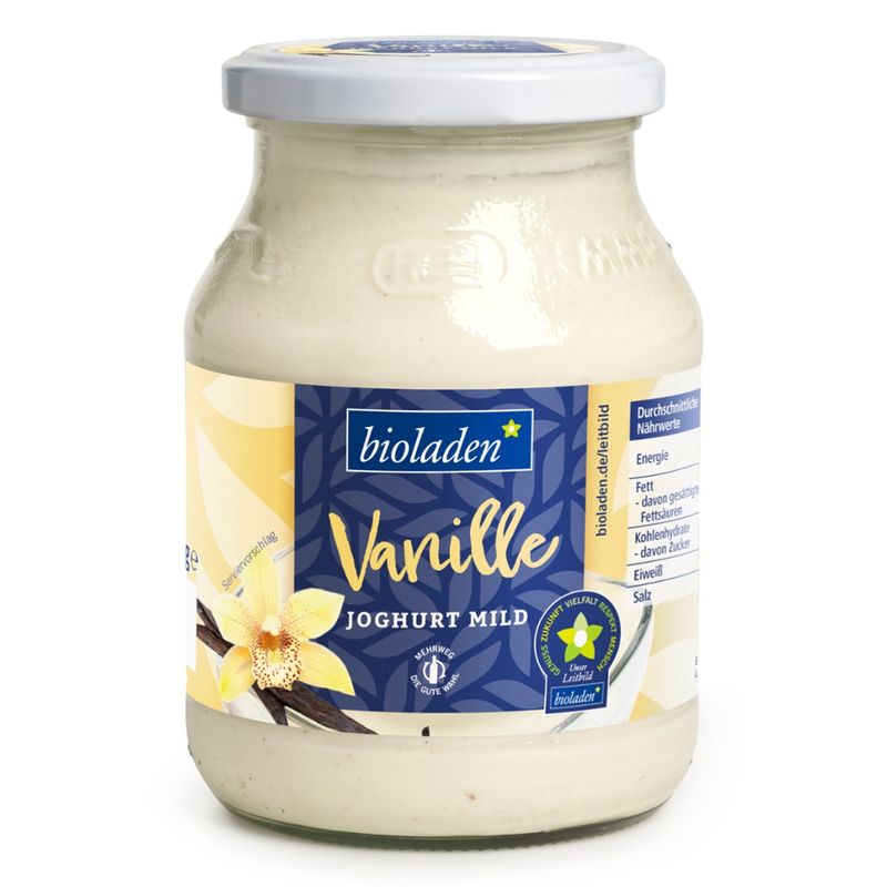 bioladen Joghurt mild Vanille, 3,5 % Fett - Produktbild