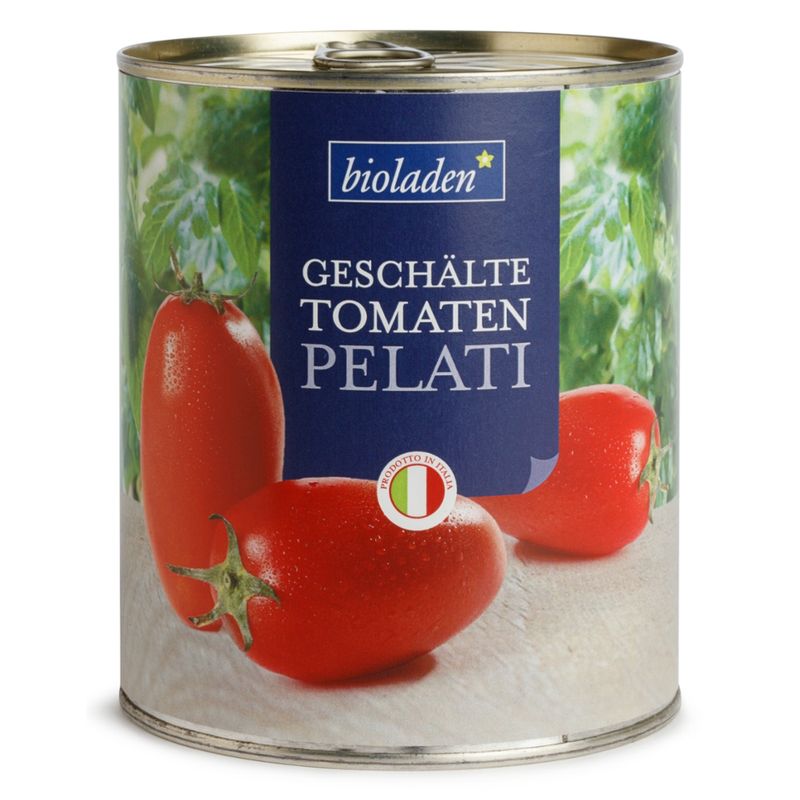 bioladen Geschälte Tomaten Pelati - Produktbild