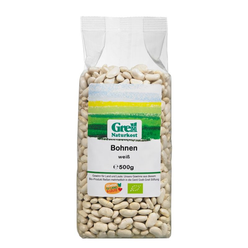 Grell Naturkost Bohnen weiß - Produktbild