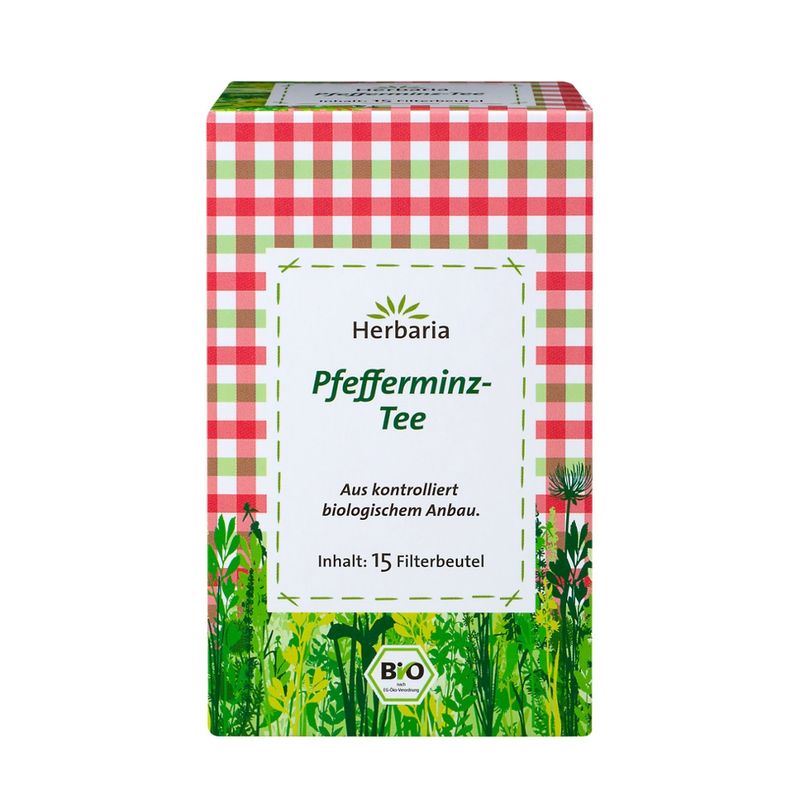 HERBARIA Pfefferminz-Tee bio 15FB - Produktbild