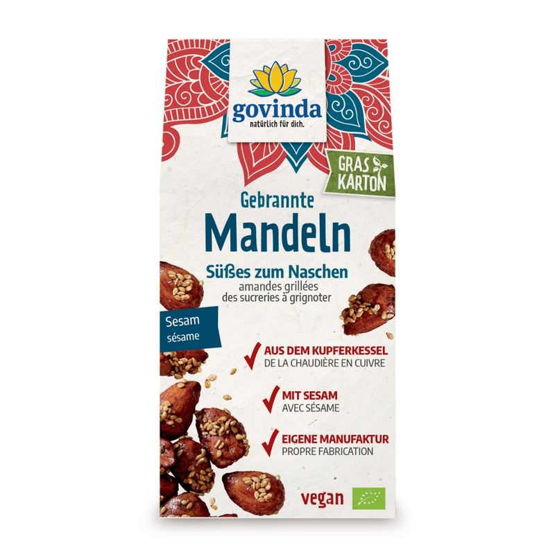 Govinda Gebrannte Mandeln mit Sesam - Produktbild