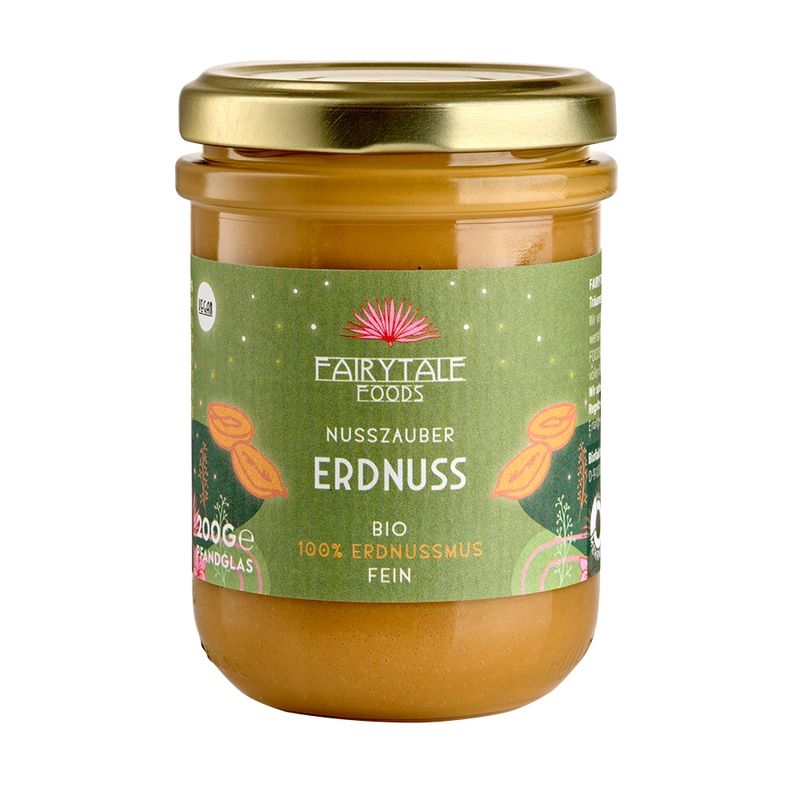 Fairytale Foods Erdnussmus fein, 200g - Produktbild