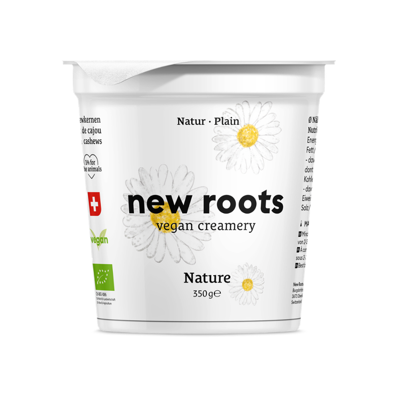 New Roots Pflanzliche Alternative zu Naturjoghurt, aus Cashewkernen - Produktbild