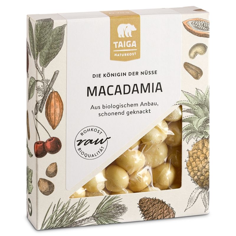 TAIGA NATURKOST Macadamia, bio, Rohkost-Qualität - Produktbild