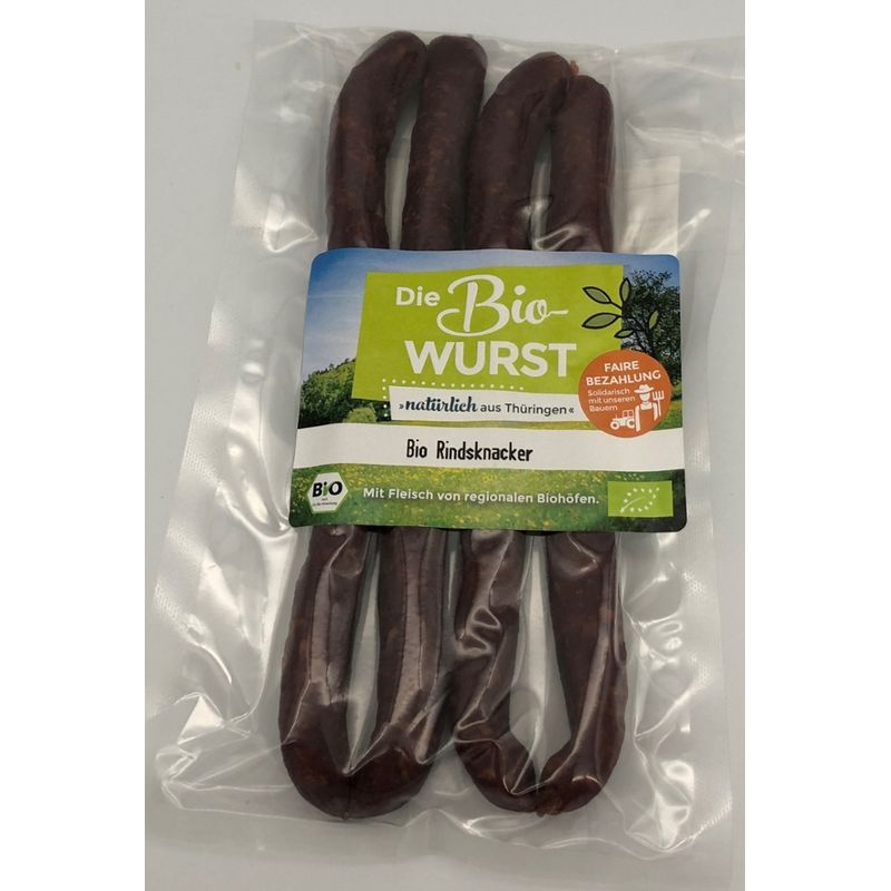 Die Bio-Wurst Bio Rinderknacker - Produktbild