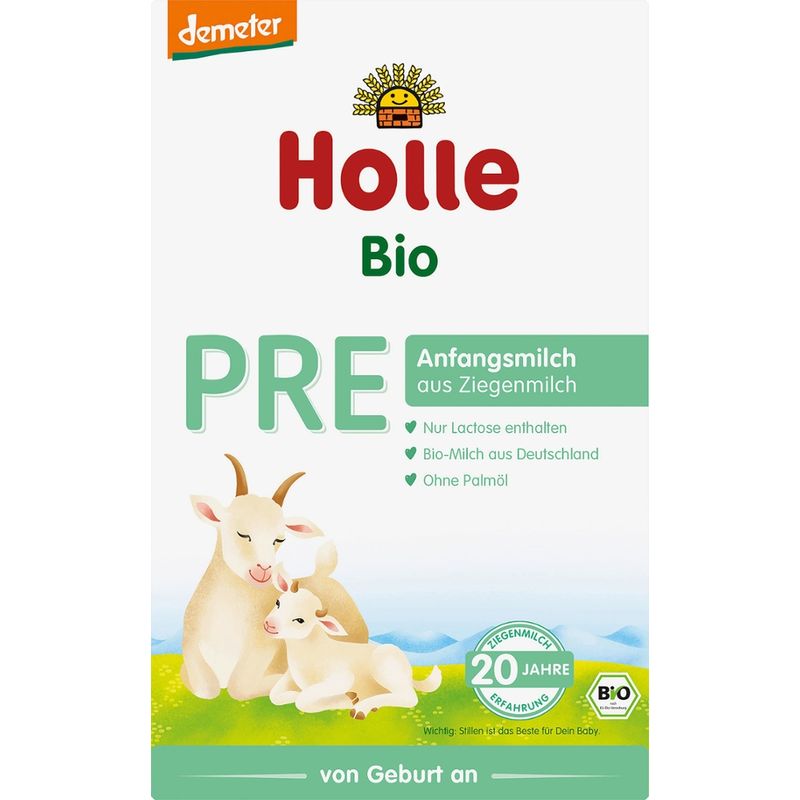 Holle  Bio-Anfangsmilch PRE aus Ziegenmilch - Produktbild