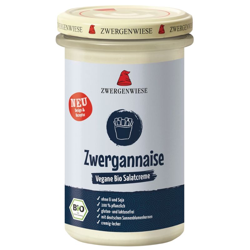 Zwergenwiese Zwergannaise - Vegane Mayonnaise - Produktbild