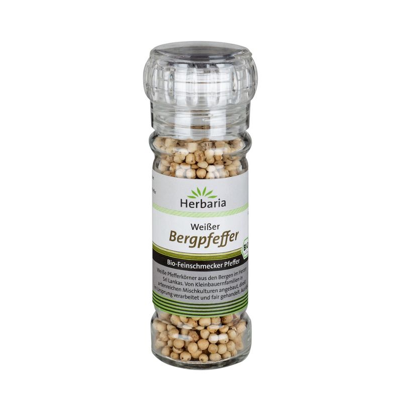 HERBARIA Weißer Bergpfeffer bio Mühle - Produktbild