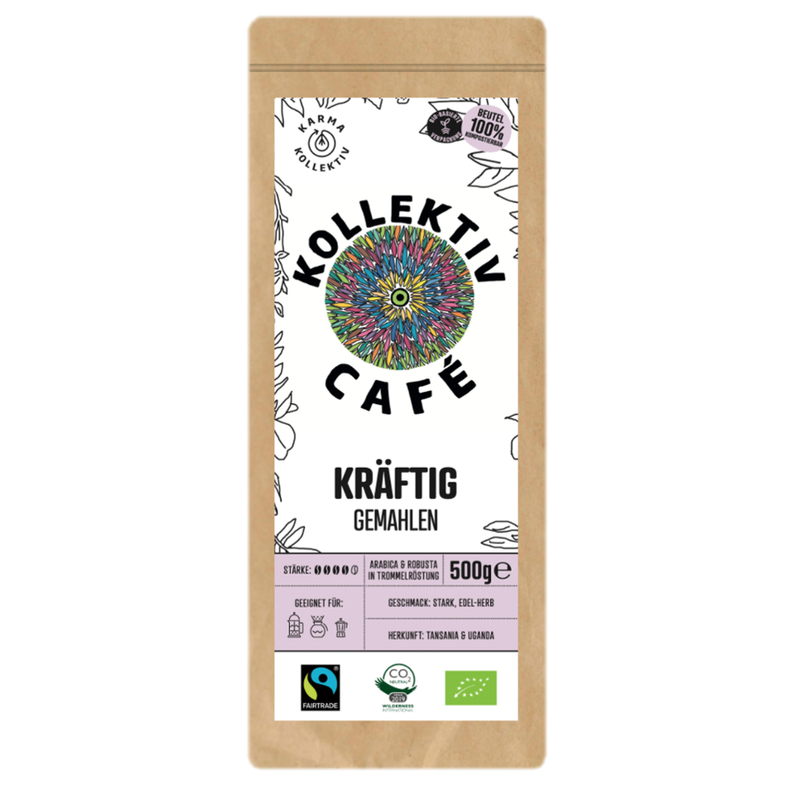 KollektivCafé KollektivCafé Kräftig, Gemahlener Bio-Röstkaffee - Produktbild