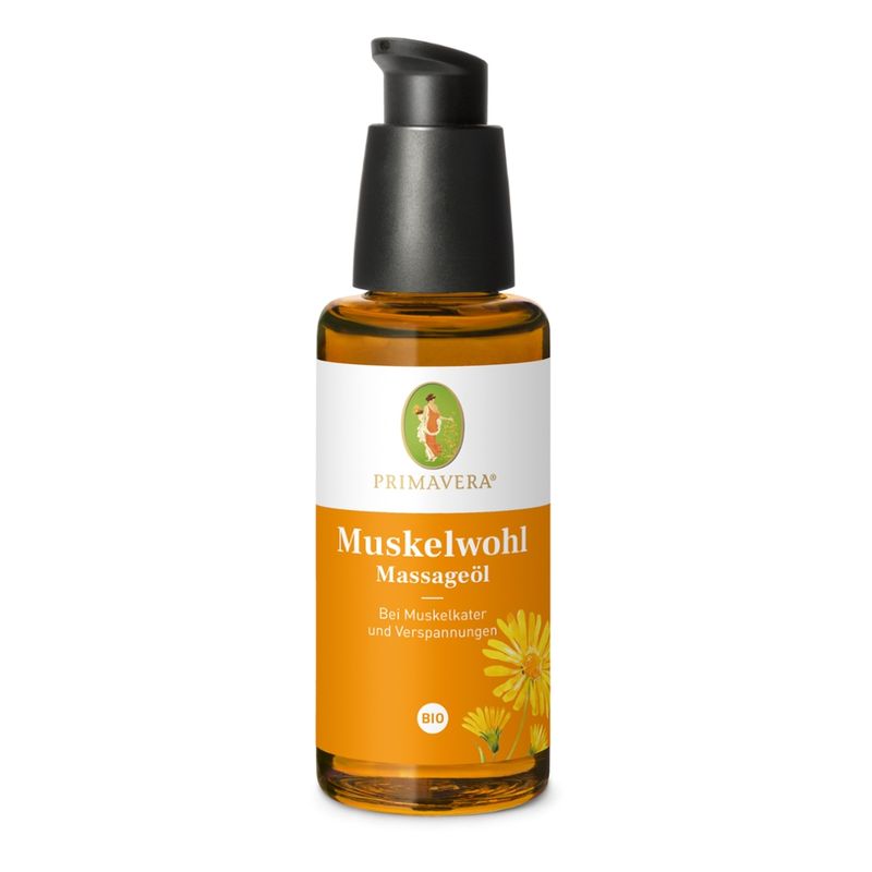 PRIMAVERA Muskelwohl Massageöl bio - Produktbild