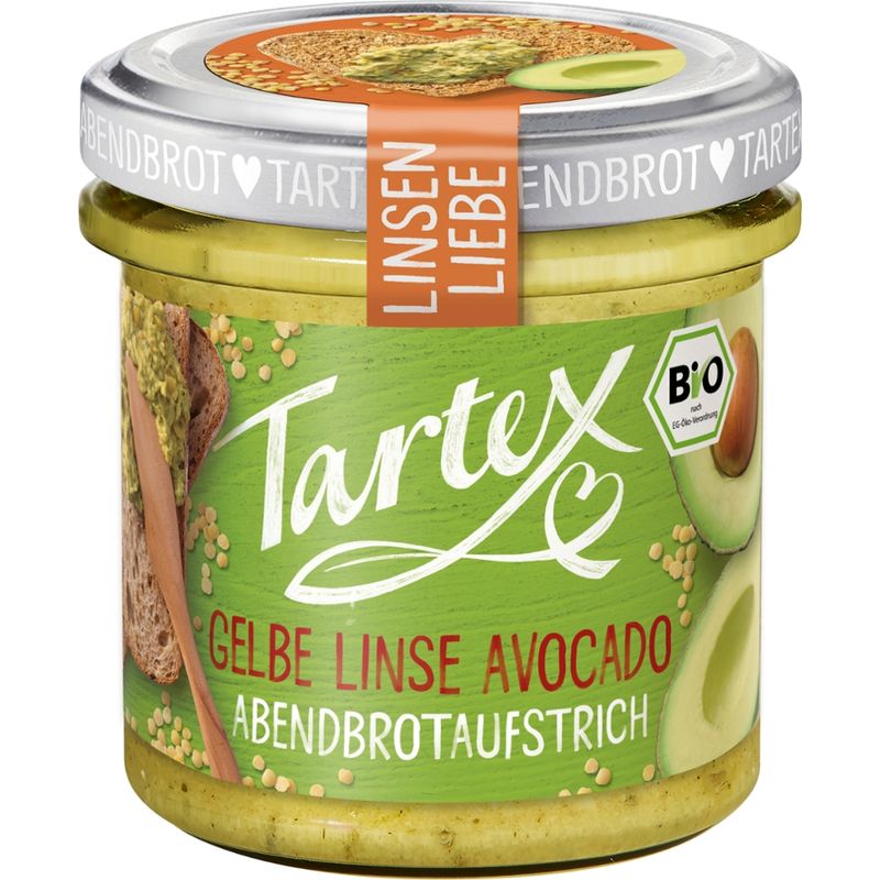 Tartex Linsen Liebe Gelbe Linse Avocado - Produktbild