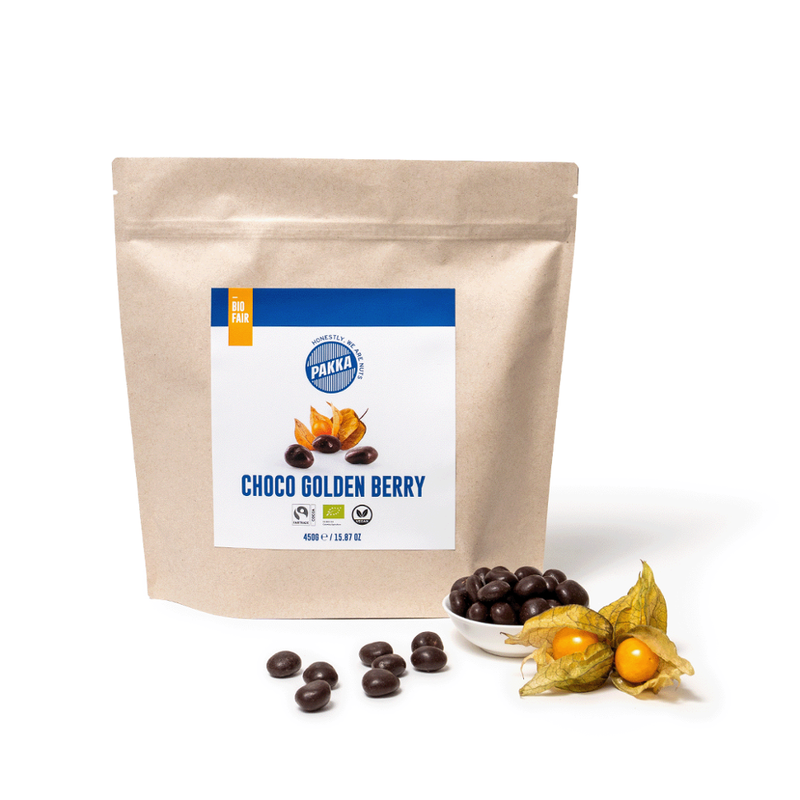Pakka Choco Golden Berry, Bio & Fairtrade, 450g - Produktbild