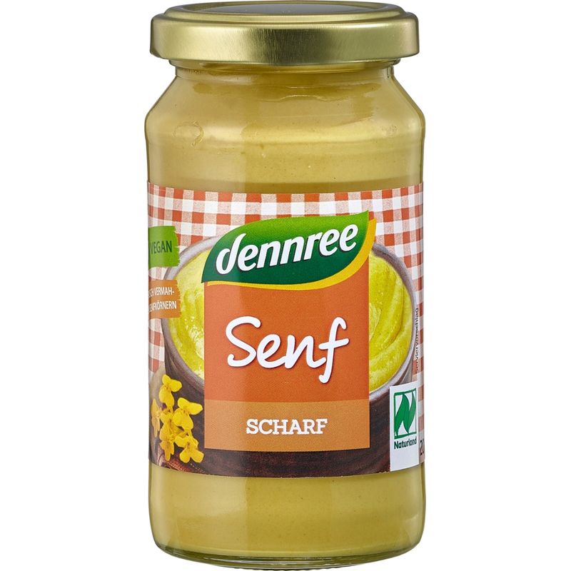 dennree Senf scharf - Produktbild