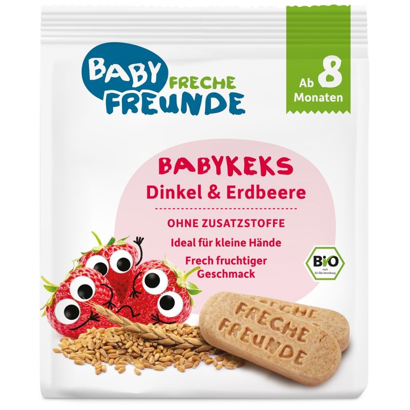 Freche Freunde Freche Freunde "Babykekse Dinkel-Erdbeere" - Produktbild