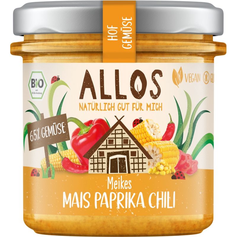 Allos Hof-Gemüse Meikes Mais Paprika Chili - Produktbild