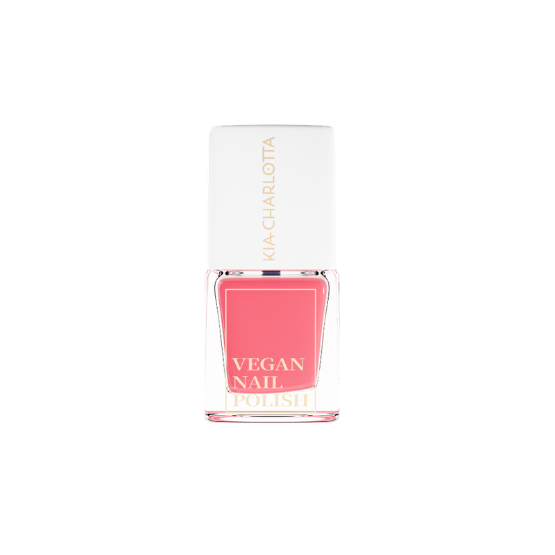 Kia-Charlotta Kia-Charlotta, Veganer Nagellack PJ´s All Day (Amaranth Rot), Bis zu 87% natürlich, 100% pflanzliche Lösungsmittel, Zertifiziert Vegan, Made in Germany, Premium Qualität, 5ml - Produktbild
