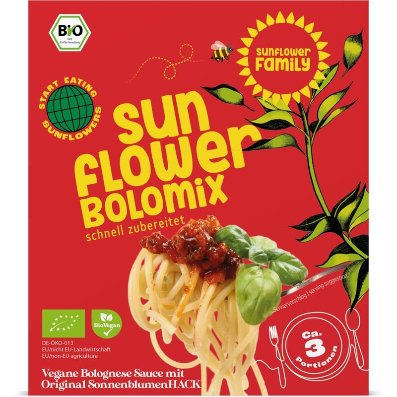SunflowerFamily SunflowerFamily sunflowerBOLOmix mit SonnenblumenHACK, bio - Produktbild