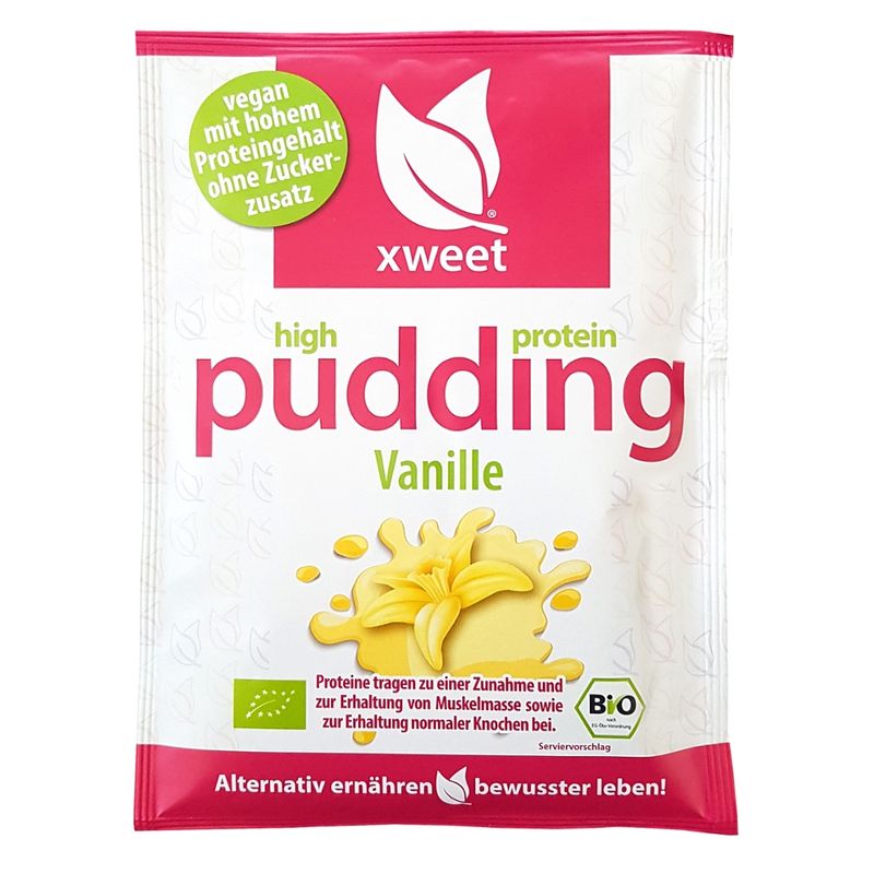 xweet bio proteinpudding vanille - Produktbild