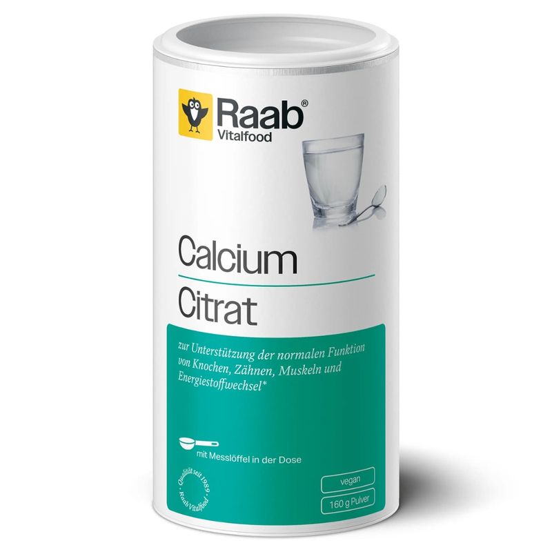 Raab Vitalfood Calciumcitrat Pulver - Produktbild
