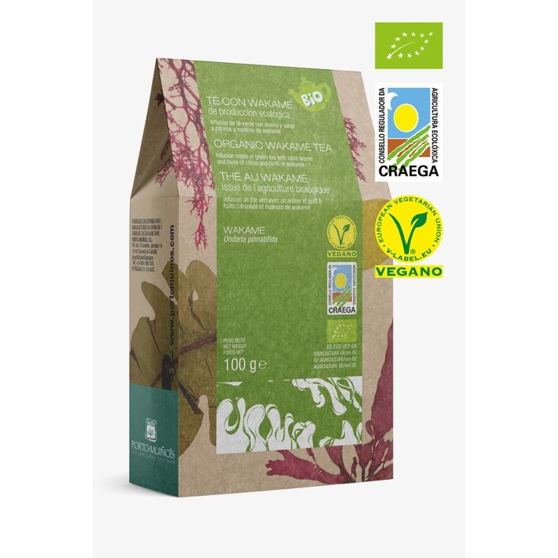 PORTO-MUIÑOS  GRÜNER TEE MIT WAKAME-ALGEN - Produktbild