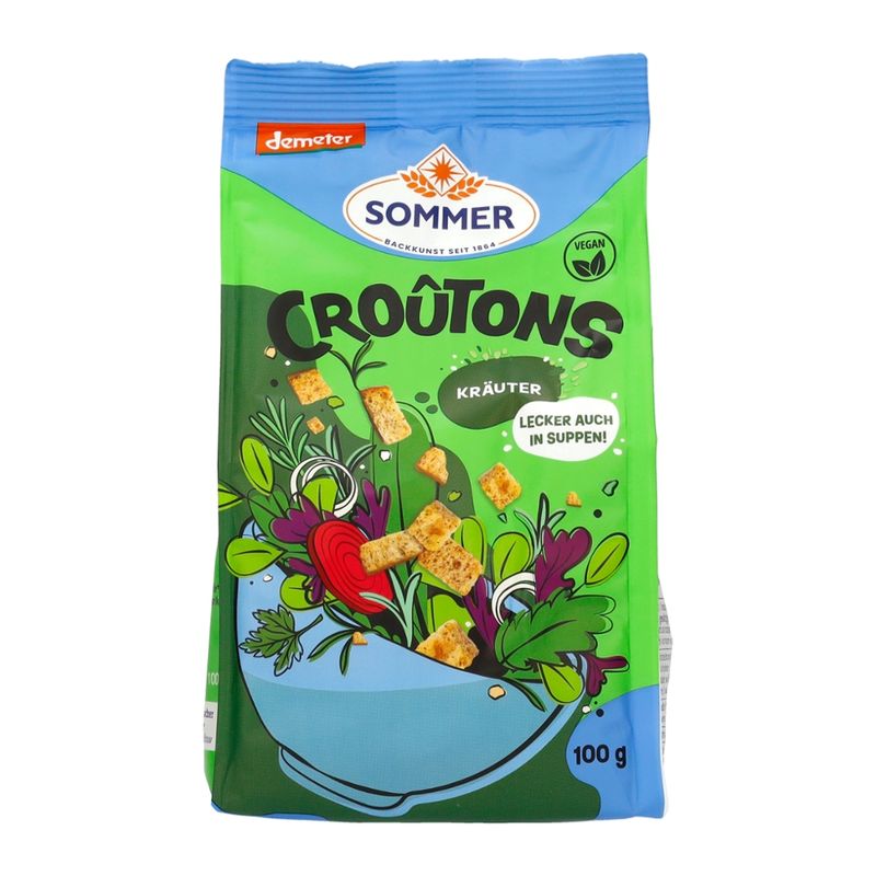 Sommer Croutons Kräuter Geröstete Brotwürfel - Produktbild
