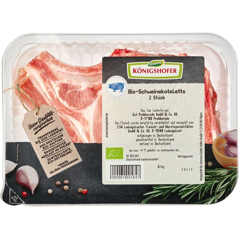 Königshofer Schweinekoteletts Nord, 2 Stück - Produktbild