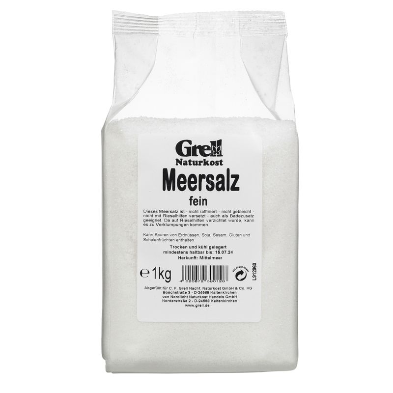 Grell Naturkost Meersalz, fein - Produktbild