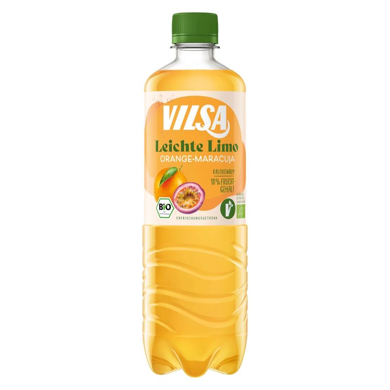 VILSA VILSA Leichte Limo Orange-Maracuja Bio 6x0,75l PET EW - Produktbild