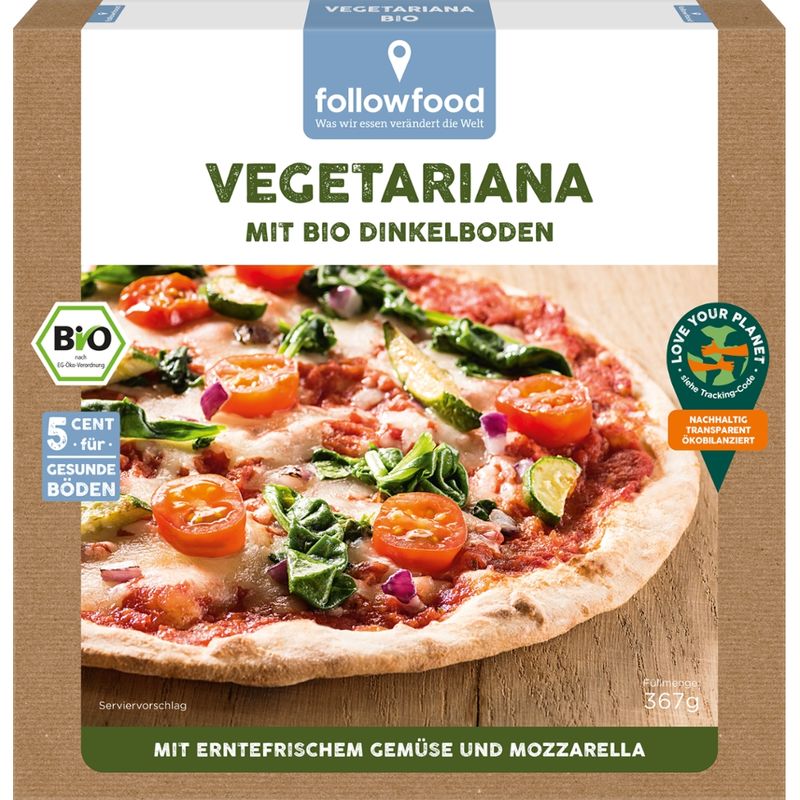 followfood Pizza Vegetariana Bio - Produktbild