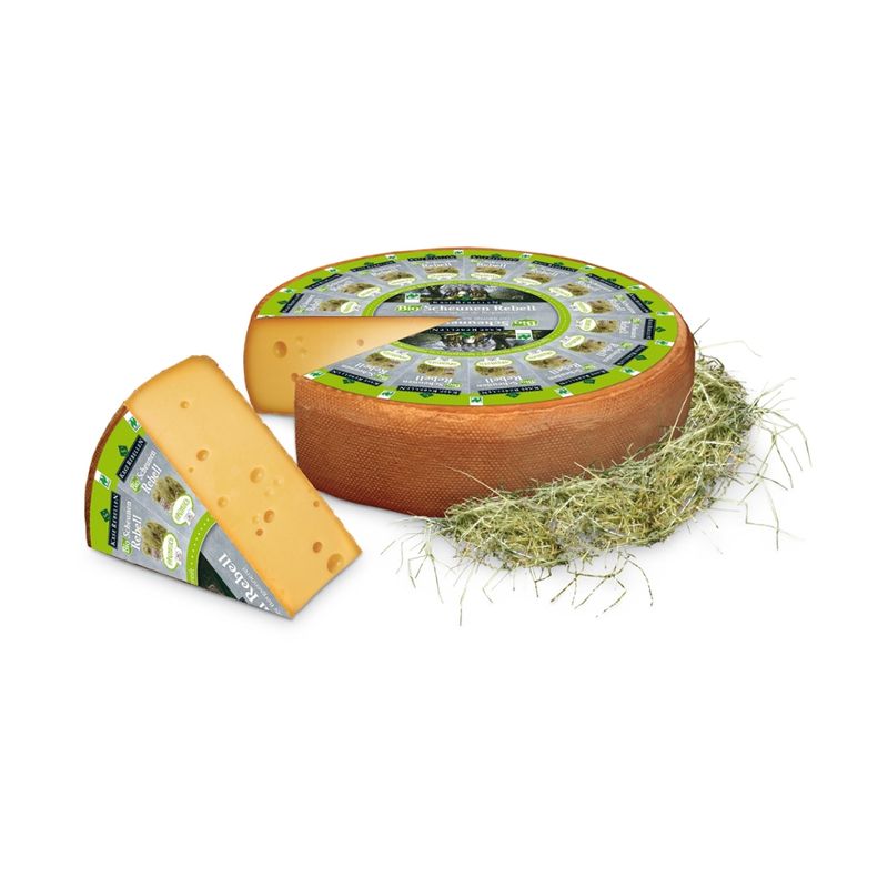 Käserebellen Bio Scheunen Rebell, Schnittkäse mindestens 50% Fett i.Tr., aus Bio-Bergbauern-Heumilch g.t.S. - Produktbild