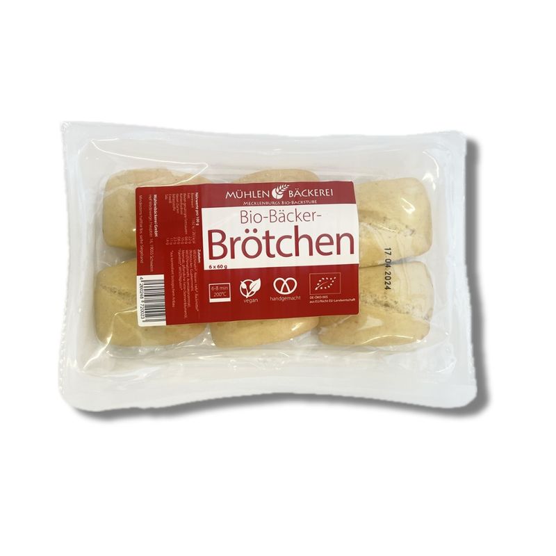 Mühlenbäckerei Bio-Bäckerbrötchen - Produktbild