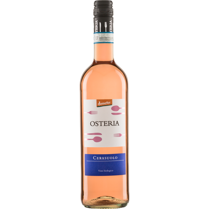 Riegel Eigenmarke OSTERIA Cerasuolo d'Abruzzo Rosato DOC Demeter - Produktbild