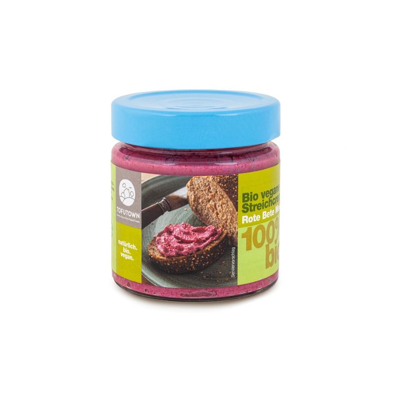 Tofutown Bio Vegane Streichcreme Rote Beete Meerrettich - Produktbild