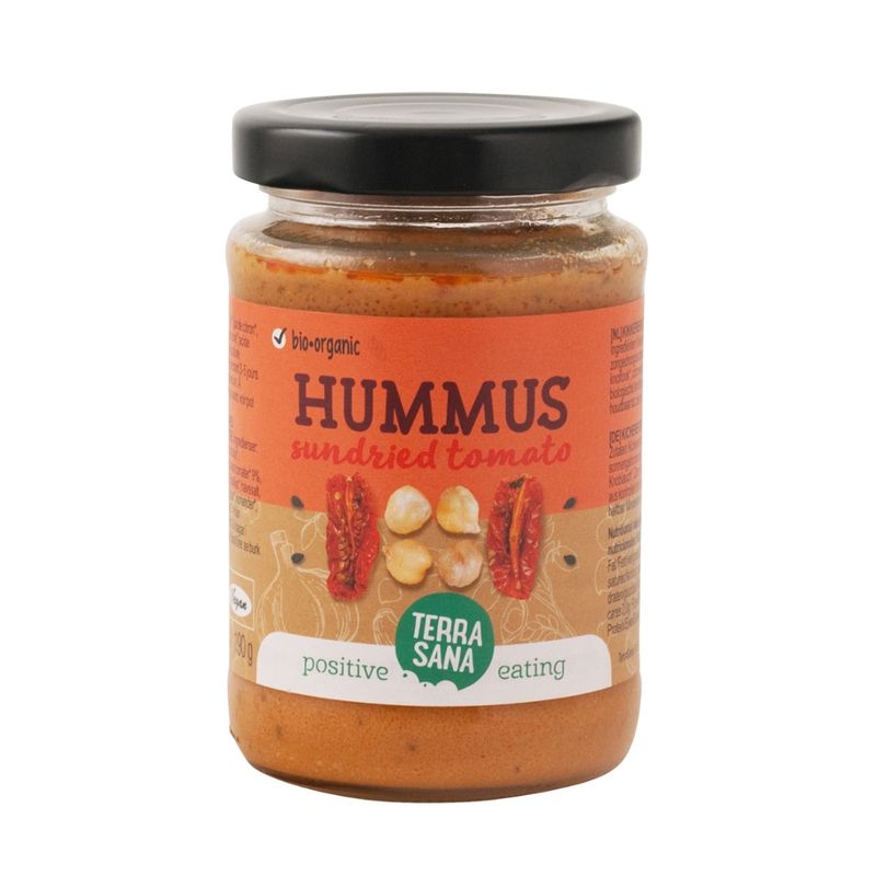 TerraSana Hummus mit sonnengetrockneten Tomaten - Produktbild