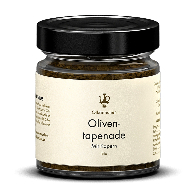 Ölkännchen Ölkännchen Oliventapenade mit Kapern, aus Kalamon Oliven, GR 180g-Glas - Produktbild