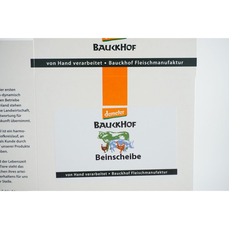 Bauckhof Beinscheibe vom Rind tiefkgekühlt, ohne Knochen - Produktbild