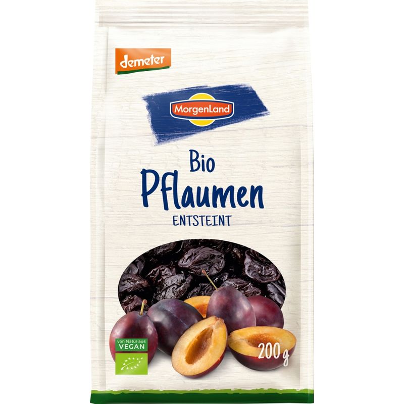 MorgenLand Bio Pflaumen entsteint - Produktbild