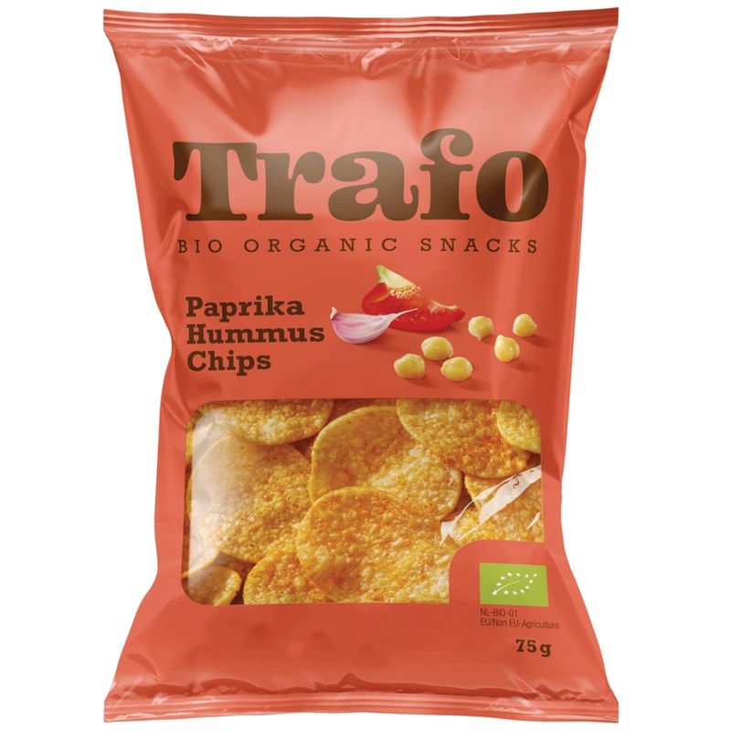 Trafo Hummus Chips Paprika - Produktbild