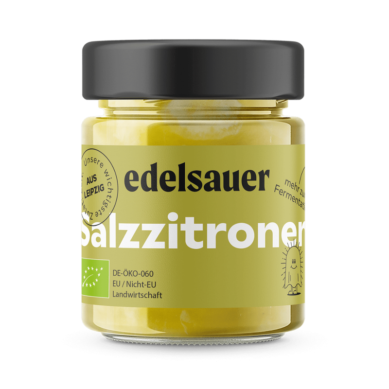 edelsauer Salzzitronen - fermentierte Zitronen - Produktbild