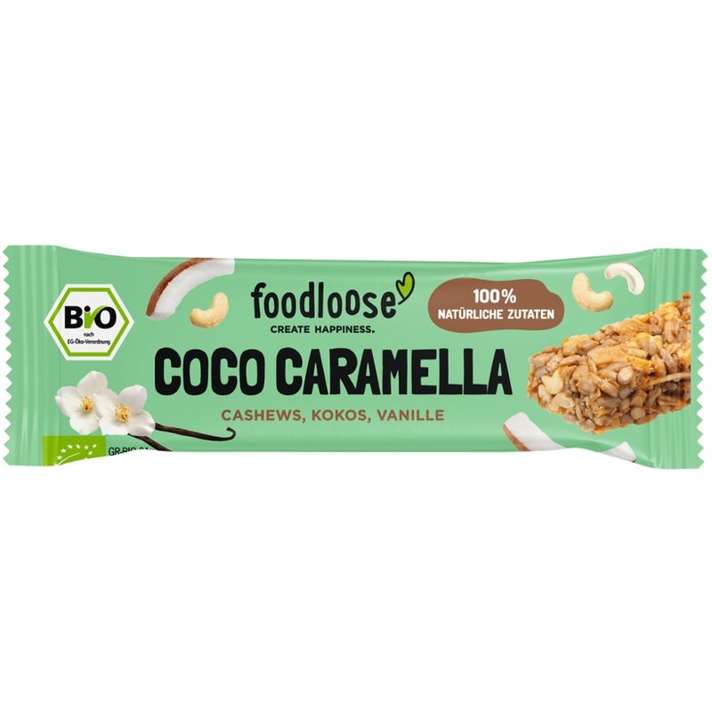 foodloose foodloose Bio-Nussriegel Coco Caramella 35g - Produktbild