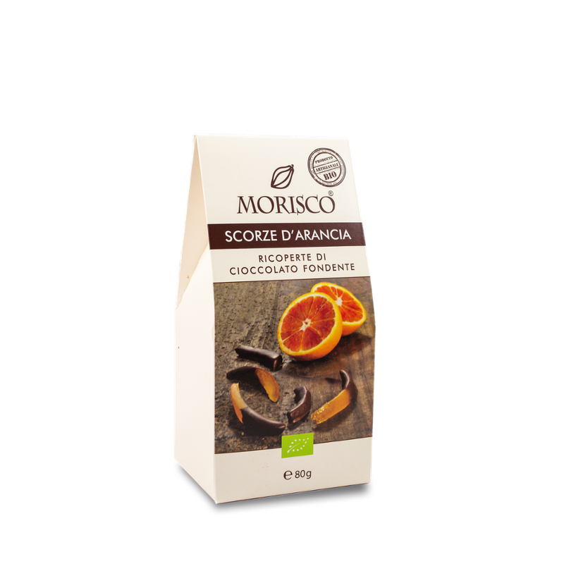 MORISCO Orangenschalen mi Zartbitterschockolade 80 g MORISCO - Produktbild